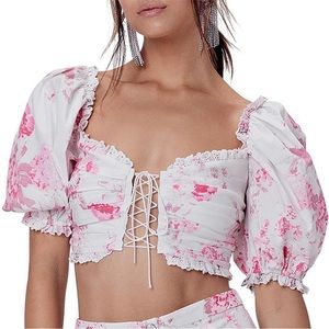 For love and lemons crop top size L